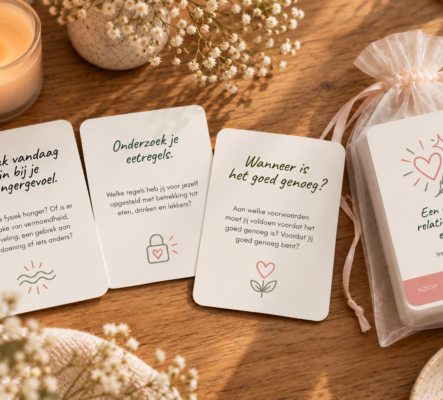 Inspiratie kaarten gezonde relatie met eten en jezelf